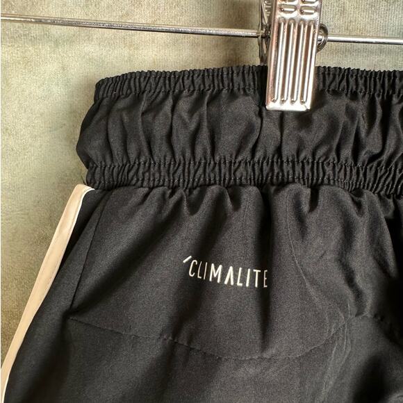 Adidas Track Jogger Pants Sz Small Black Striped Sportswear Climalite Trefoil - Picture 7 of 8